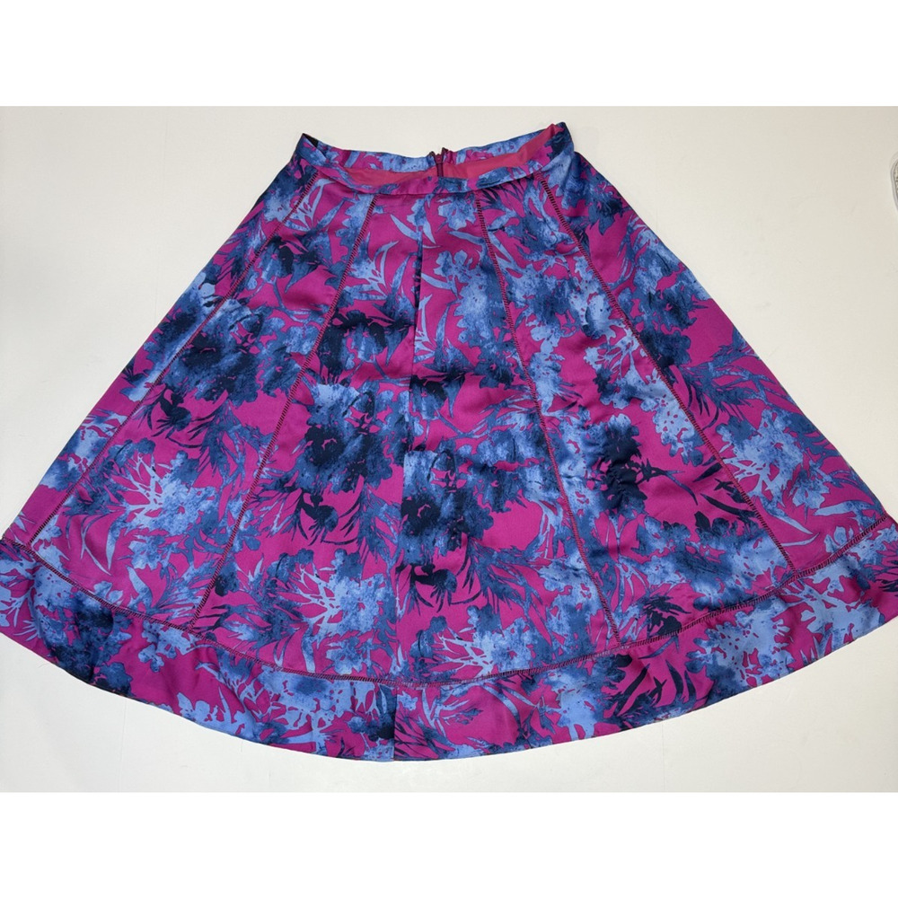 Banana Republic Floral Skirt Spring Print Easter Fit and Flare Line 2